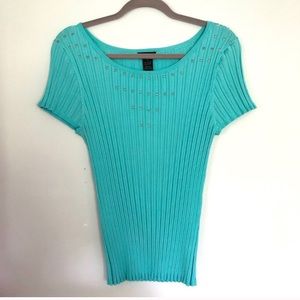 🌻Fancy Turquoise Top